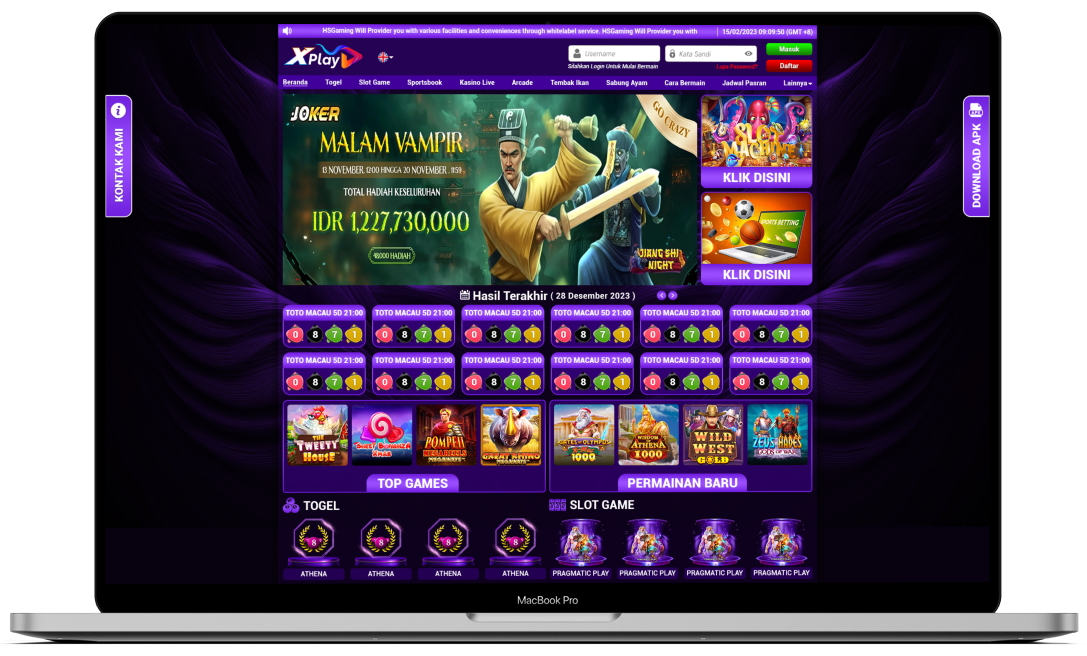 Template Ungu Desktop